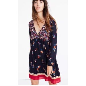 NWT Madewell et Sézane Daphna Floral Dress -size Small /  38